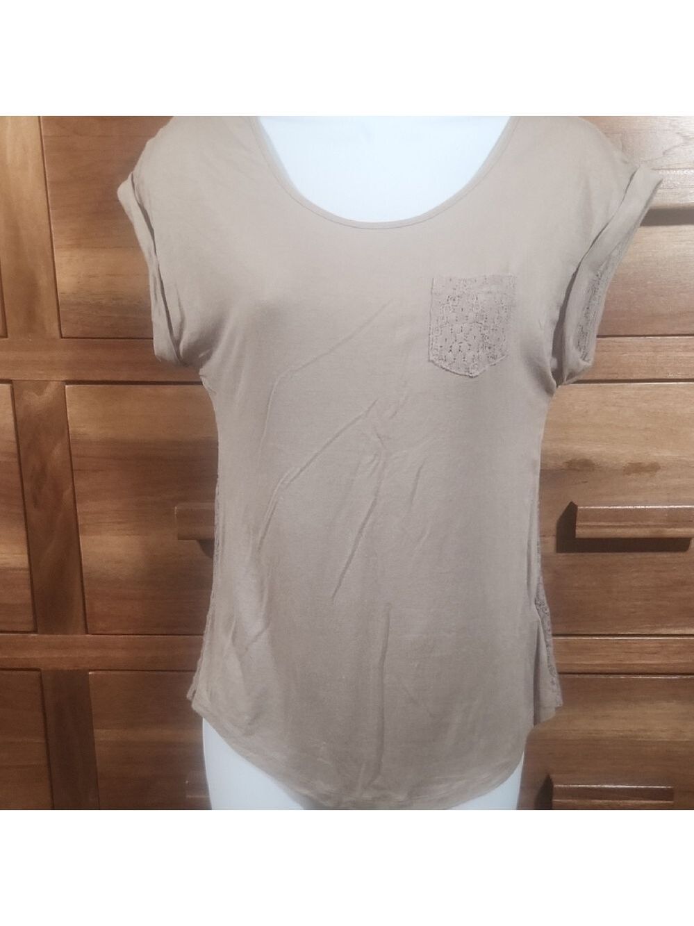 The Limited Tan Short Sleeve Women's Tee